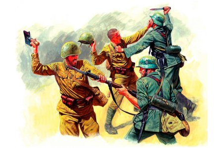 3524 MASTERBOX 1/35 Восточный фронт №3. рукопашная, 1941-1942