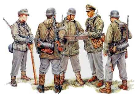 Вермахт пехота 1941 униформа