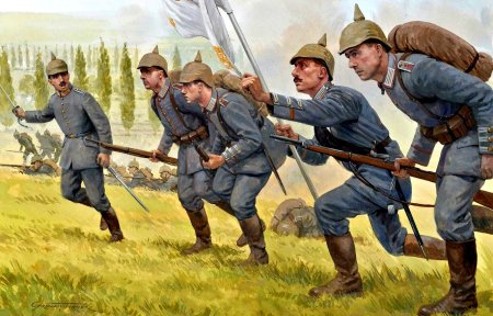 Солдаты германской армии 1914