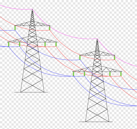 Опора ЛЭП 110 кв PNG