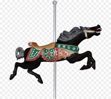 Карусельная лошадка клипарт