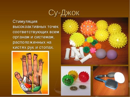 Технология Су-Джок терапия