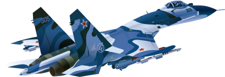 Самолет Су 27 вектор