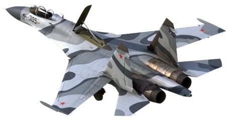 Военный самолет на белом фоне