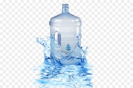 Чистая вода в бутылях