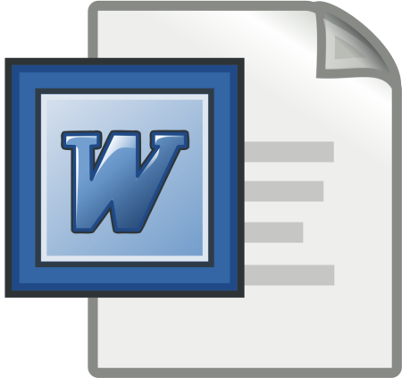 Иконка Word файла