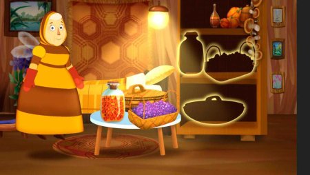 Герои мультфильма Лунтик баба Капа