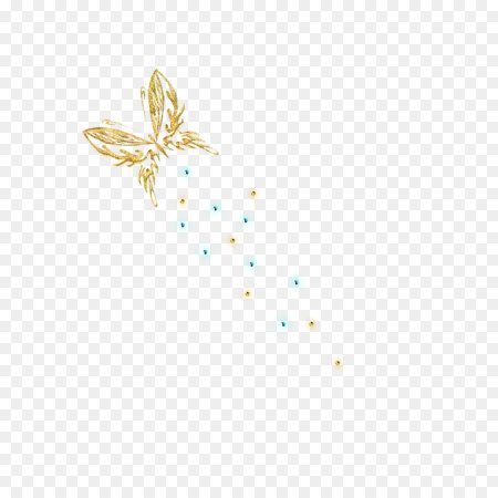 Волшебные блестки на прозрачном фоне