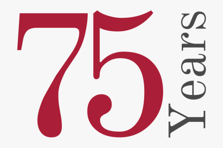 Цифра 75 красивая