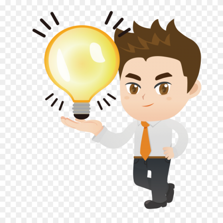 Умный человек мультяшный