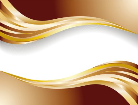 Волны коричневые на прозрачном фоне