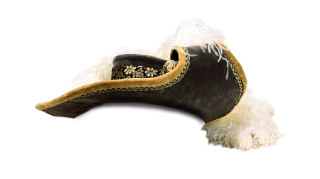 Шляпа мушкетера на прозрачном фоне