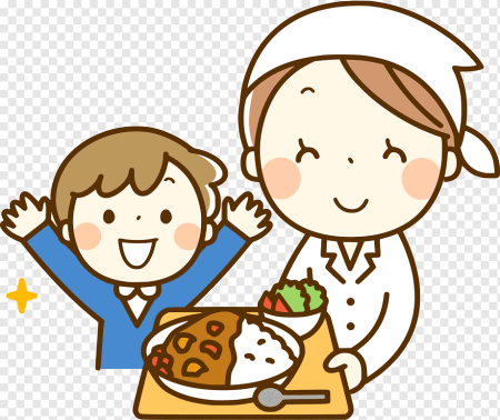 Школьная столовая иллюстрация