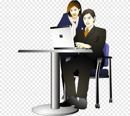 Офисный работник иллюстрация