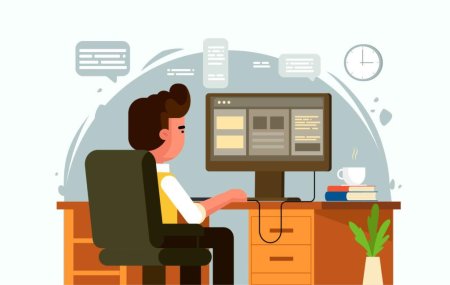 Офис иллюстрация