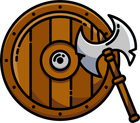 Щит и топор викинга