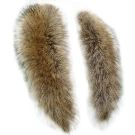 Меховой воротник на прозрачном фоне