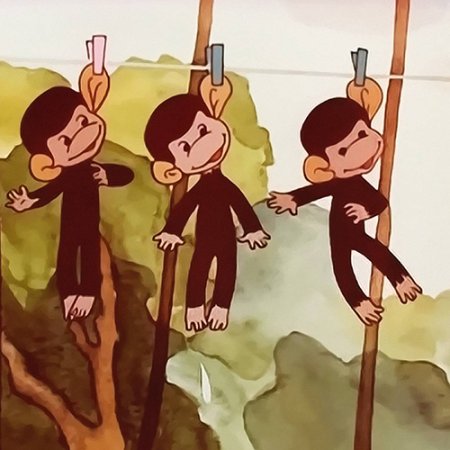 Мультфильм осторожно обезьянки садовник