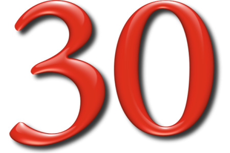 Цифра 30