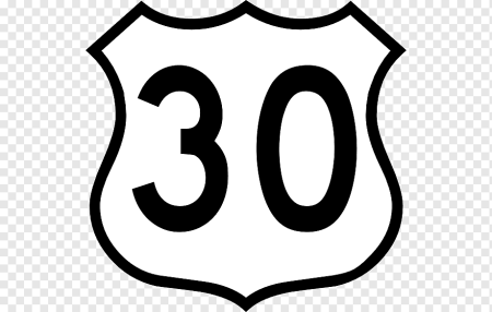 Цифра 30 на прозрачном фоне