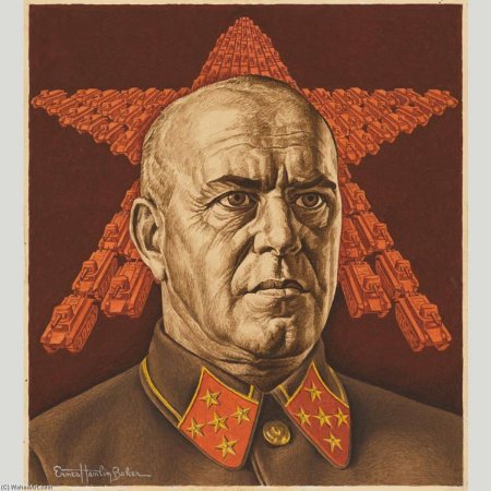 Корин портрет Жукова