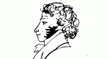 Клипарт профиль пушкина (46 фото)