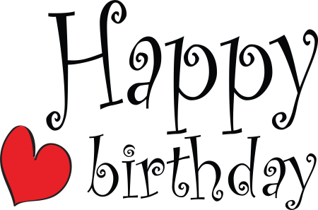 Happy Birthday надпись