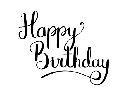 Happy Birthday надпись