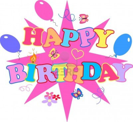 Happy Birthday надпись