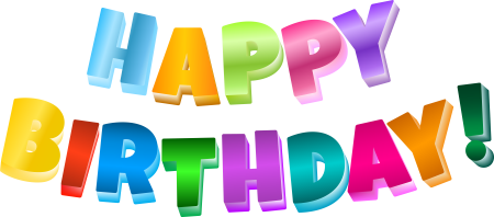 Happy Birthday надпись