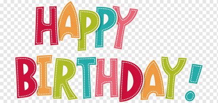 Happy Birthday надпись