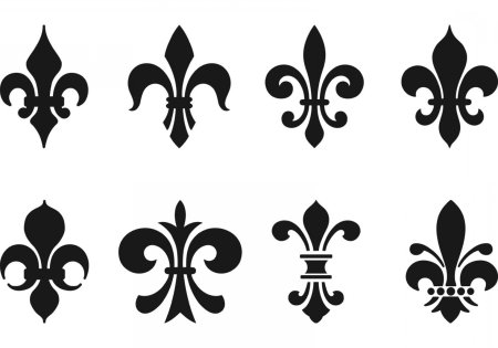 Геральдическая Лилия (fleur-de-Lis)
