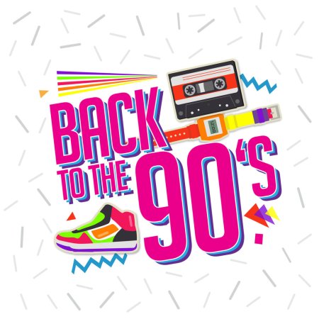 Постеры для вечеринки в стиле 90-х