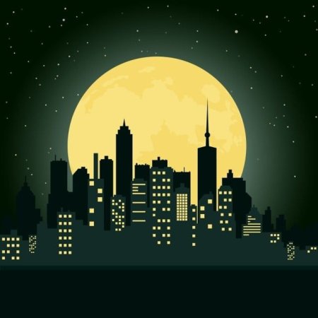 Силуэт города