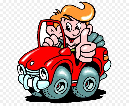 Водитель мультяшный