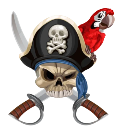 Весёлый Роджер знак пирата