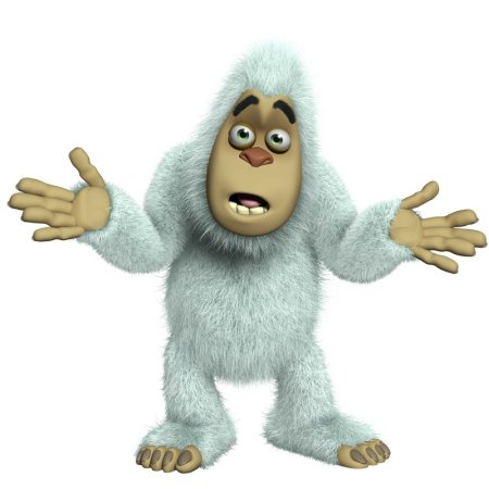 Yeti снежный человек для детей