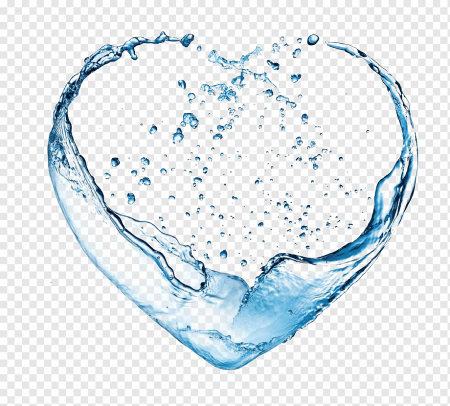 Сердечко из воды