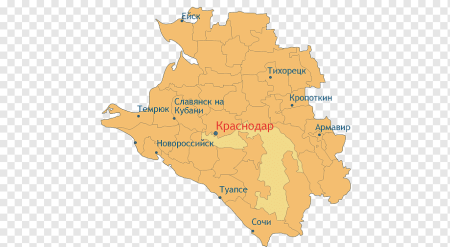 Карта Краснодарского края