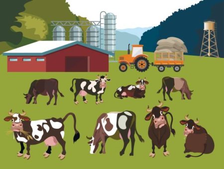 Молочная ферма для детей