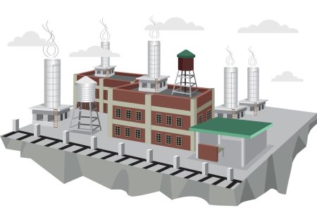 Завод рисунок