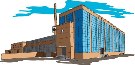 Завод рисунок