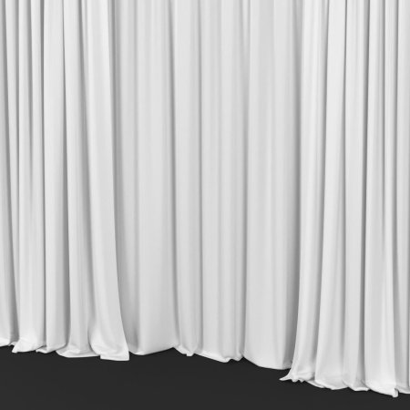 Белые шторы