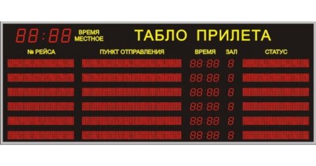 Табло для транспорта