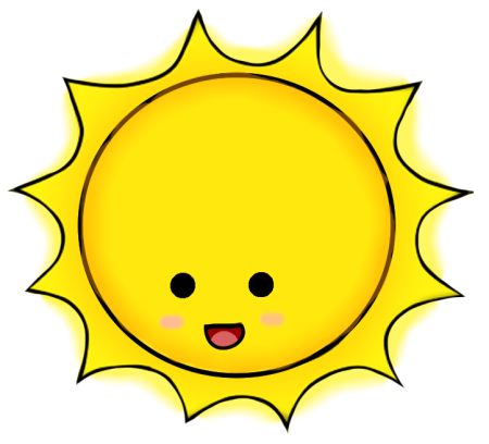 Мультяшное солнышко клипарт (43 фото)