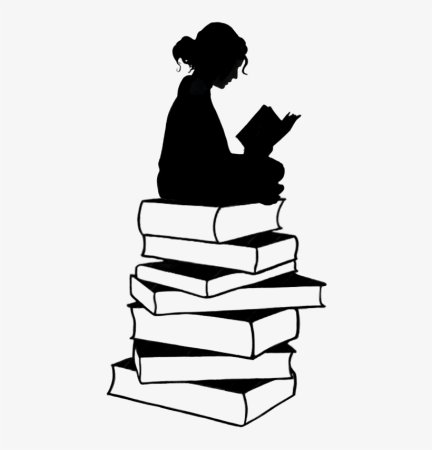 Человек с книгой без фона