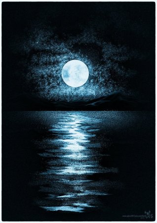 Ночь в море