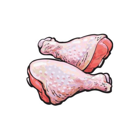Куриная ножка пиктограмма