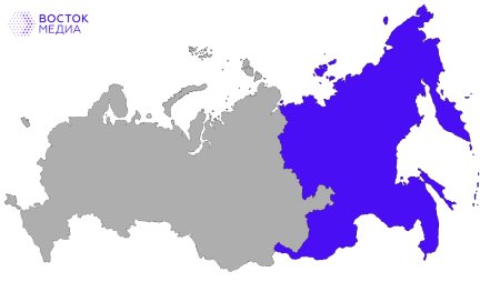 Дальний Восток на карте России