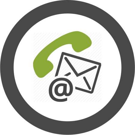 Контактные данные иконка